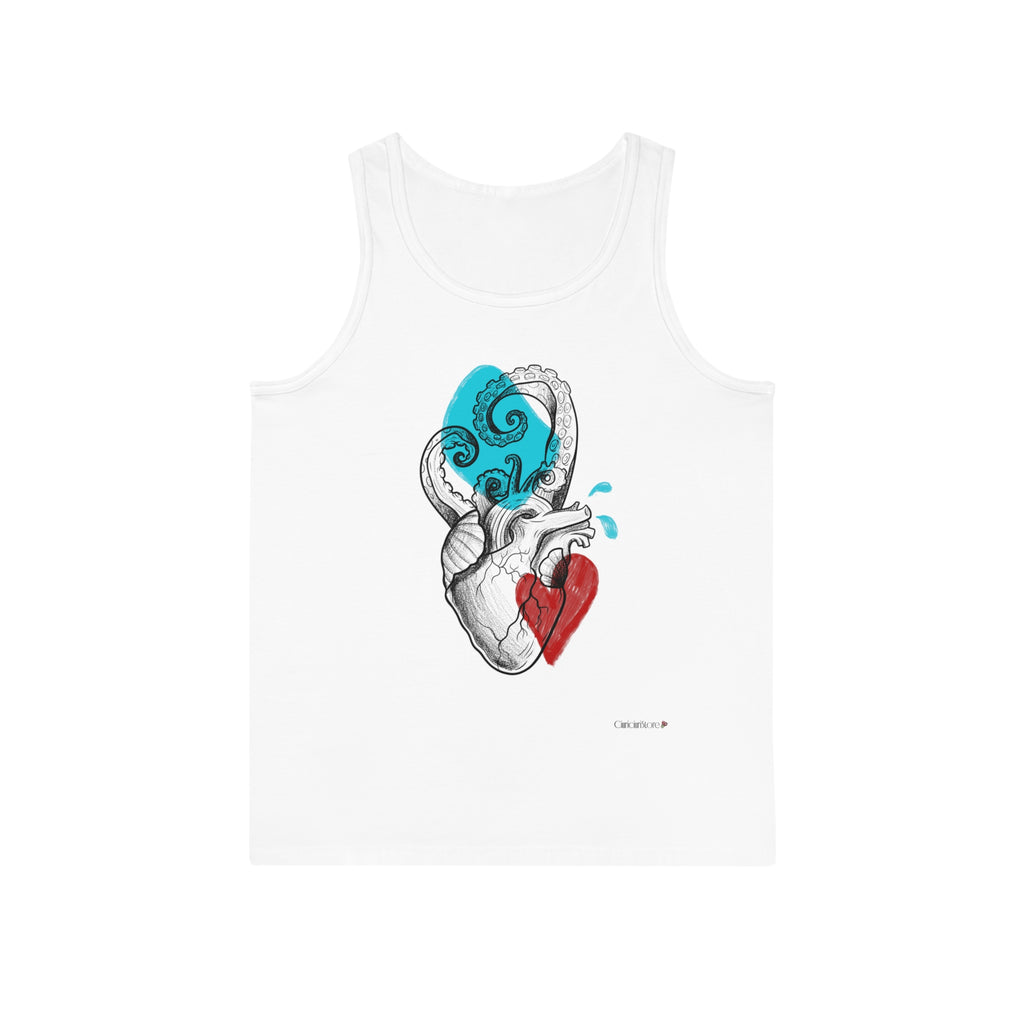 Canottiera softstyle polpo-cuore