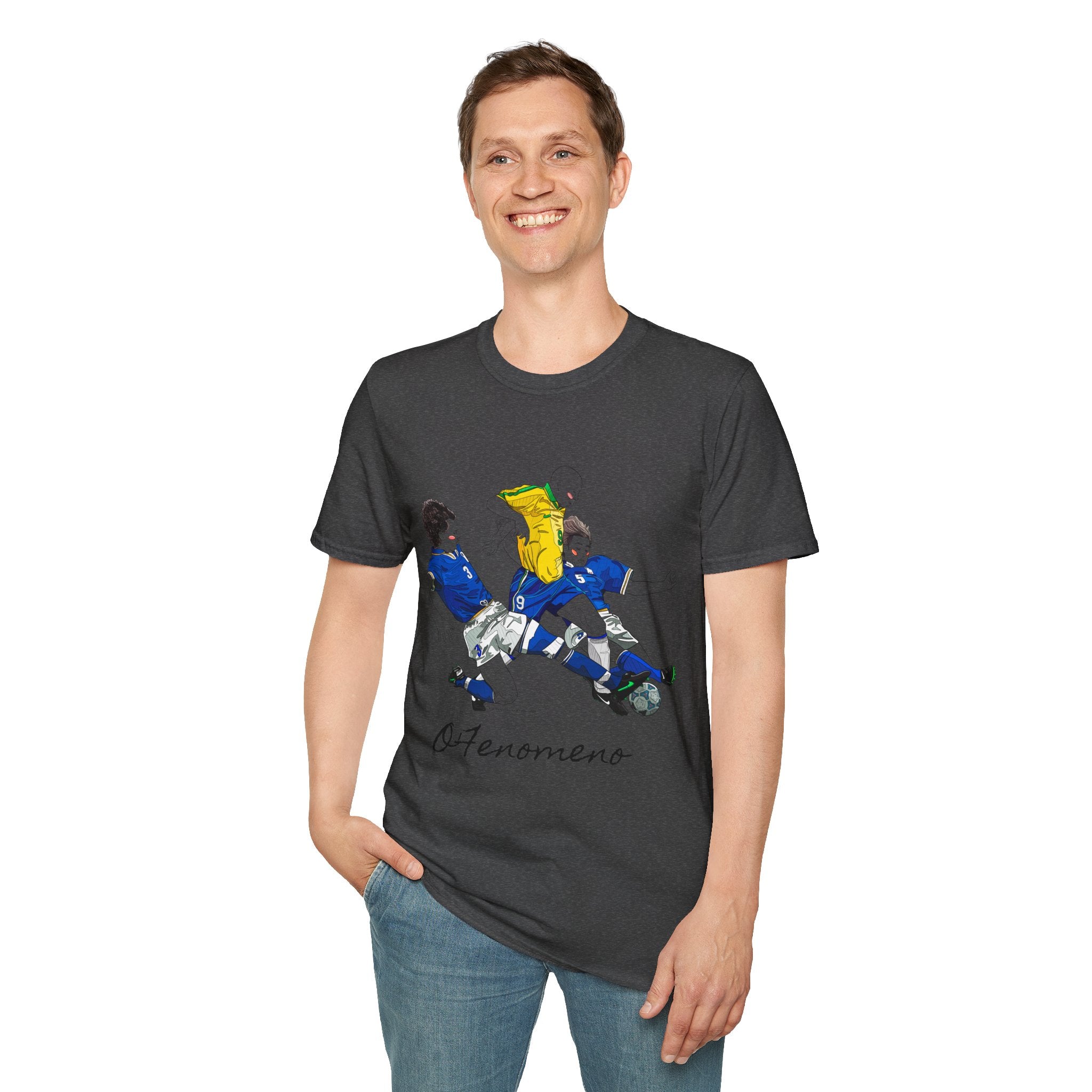 T shirt - Ronaldo Fenomeno -Cotone pettinato