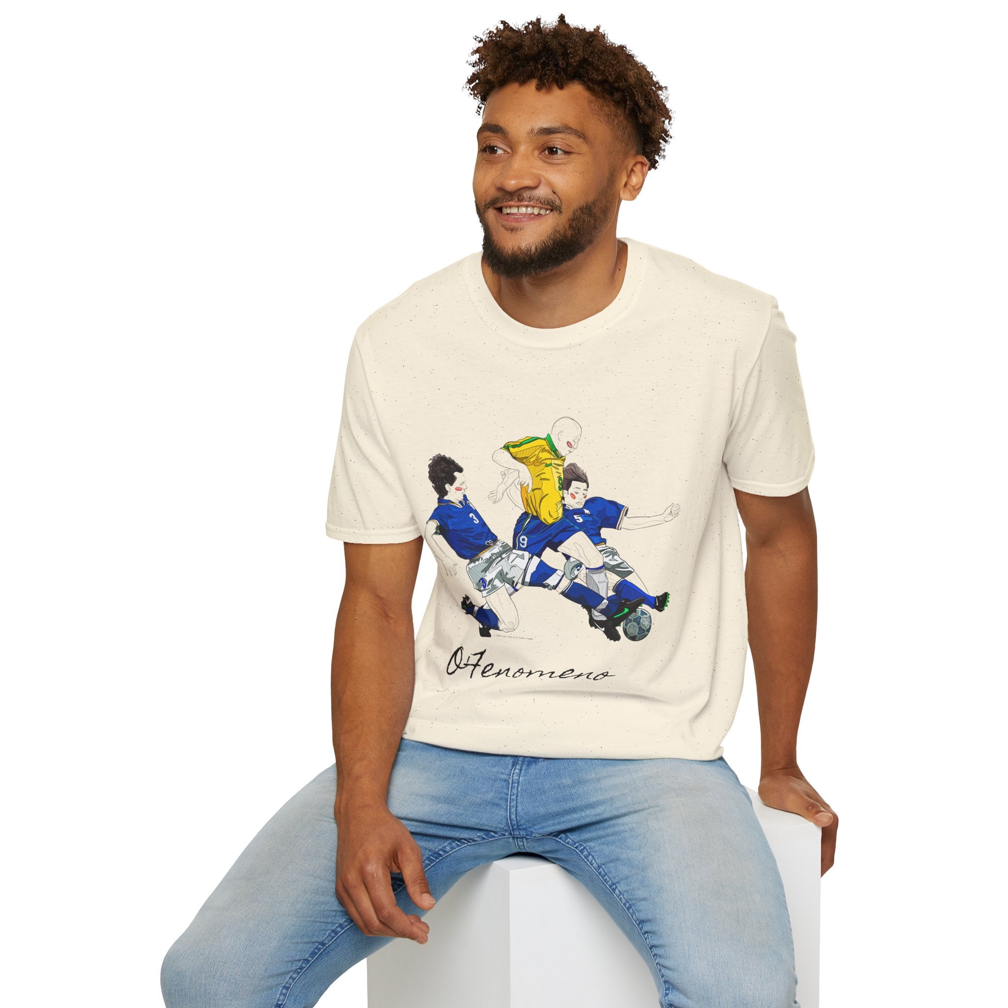 T shirt - Ronaldo Fenomeno -Cotone pettinato