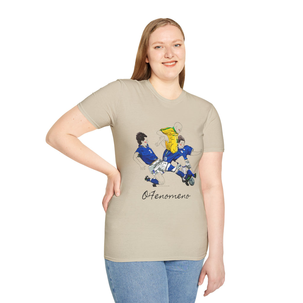 T shirt - Ronaldo Fenomeno -Cotone pettinato