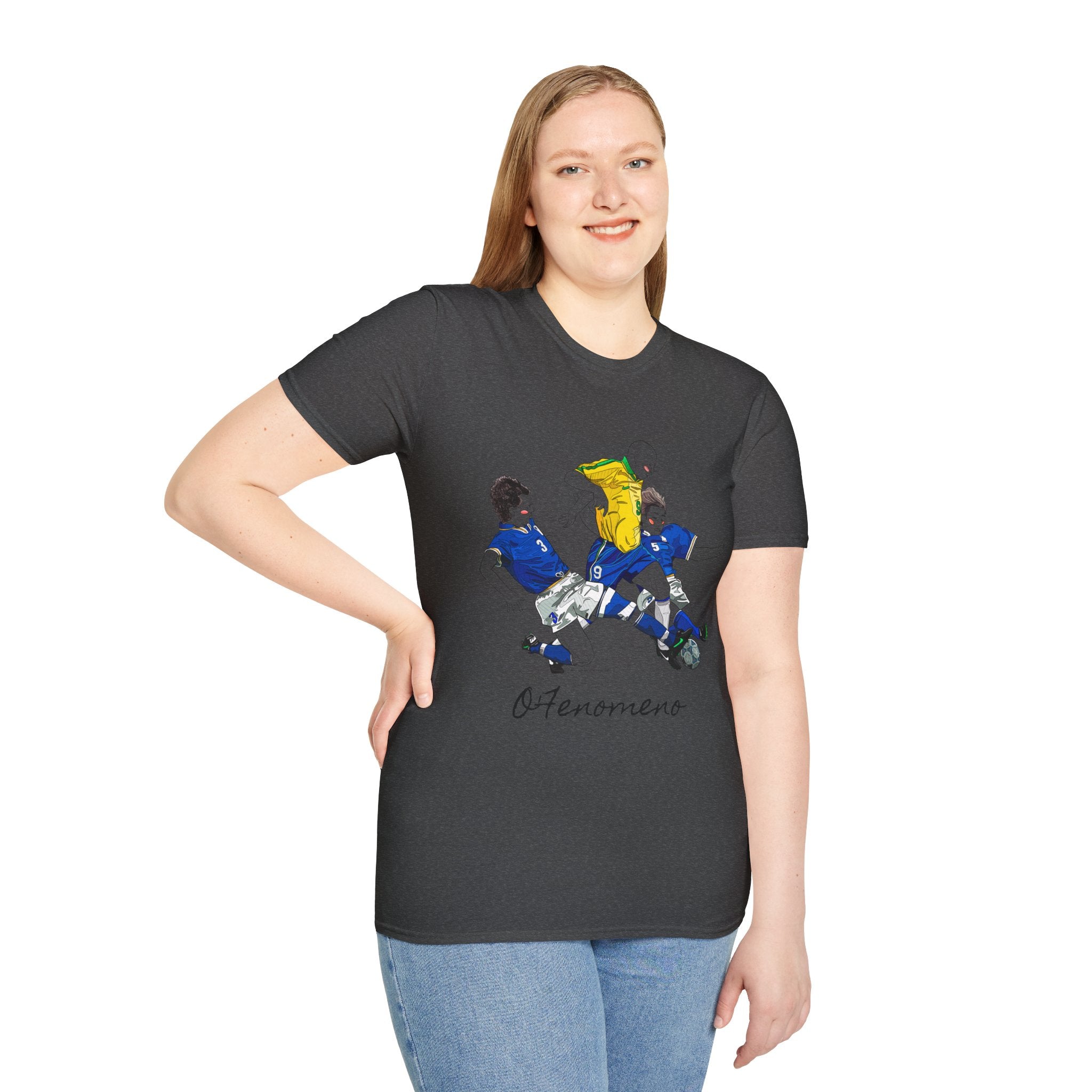 T shirt - Ronaldo Fenomeno -Cotone pettinato
