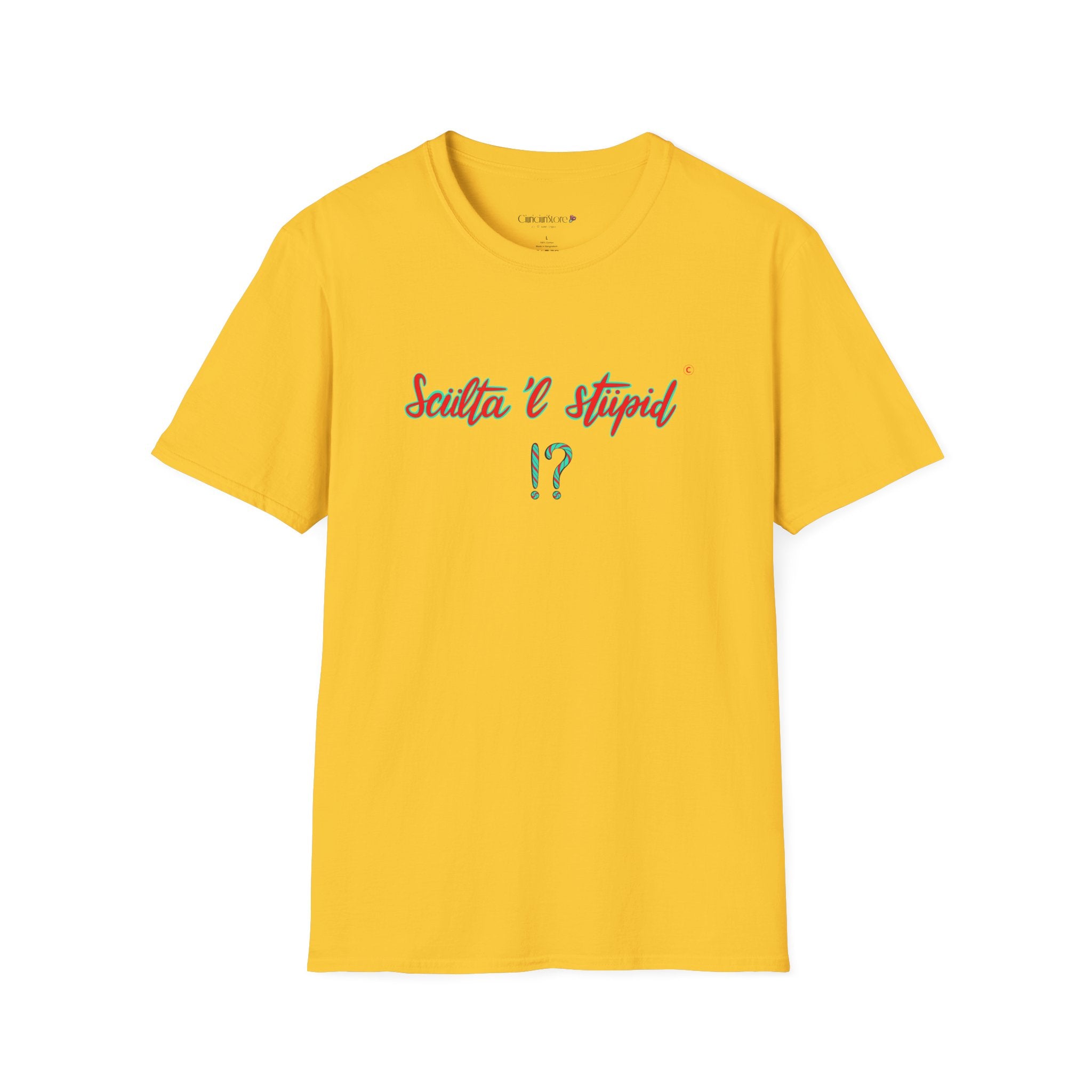 T shirt - sculta 'l stupid ❗❓